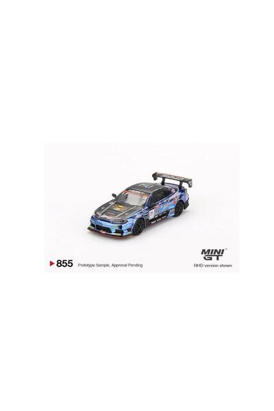 mini gt 855 Nissan Silvia (S15) D-MAX #70 D-MAX Racing 2023 D1 GP 1/64 Model Araba
