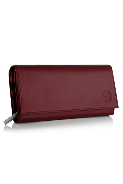 Betlewski BPD-DZ-12 burgundy BASIC women's wallet burgundy