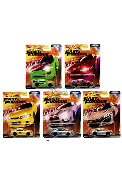 HOT WHEELS Premium F&F - 2022 5 li Set - DMC55