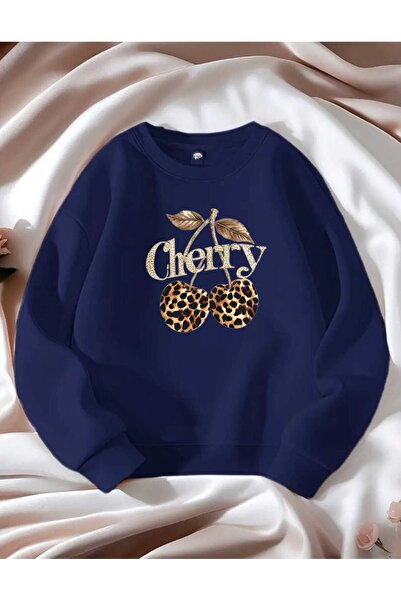 tkn your style Φούτερ με σχέδιο μόδας LEOPARD CHERRY Trend oversized