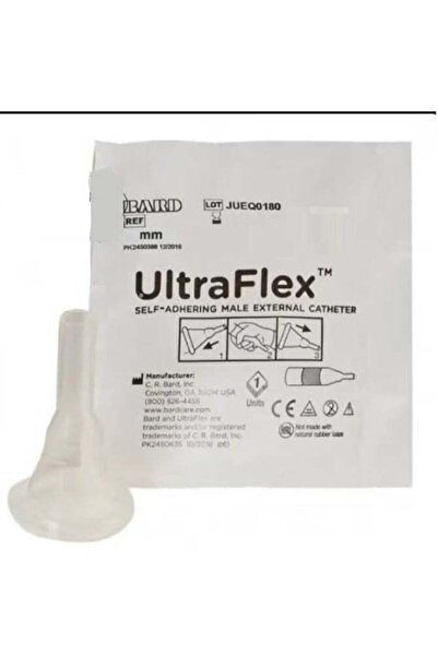 Ultraflex قسطرة خارجية ذاتية اللصق للذكور، عبوة من 30 قسطرة، 36 مم