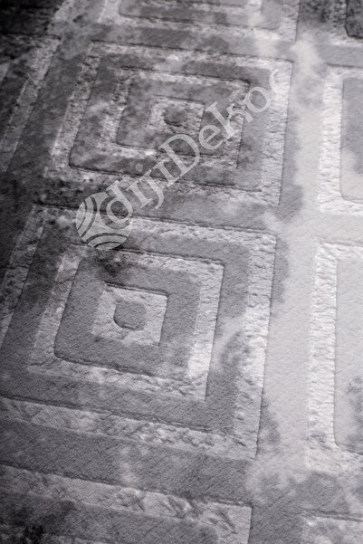Dijidekor Χαλί KAROBİ ΑΝΘΡΑΚΙΤΙΚΟ Πλενόμενο Αντιολισθητικό Χαλί Μοκέτα 100x150