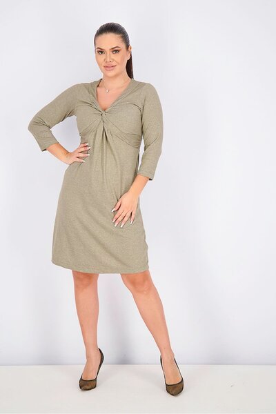 Craghoppers Women 3 and 4 Sleeve Mini Dress, Light Brown