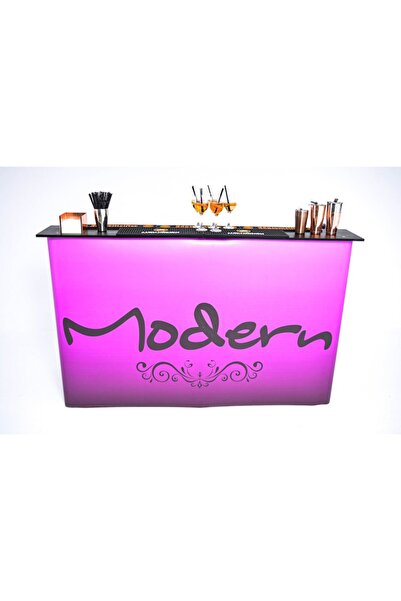 portable Mobile cocktail bar workstation, custom model, black, 190 cm x 120 cm x 65 cm