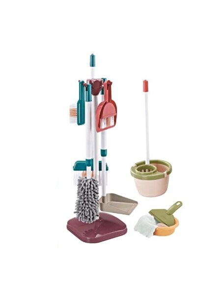 varioshop Set de curatenie pentru copii 15 pcs, cu aspirator functional, mop,...