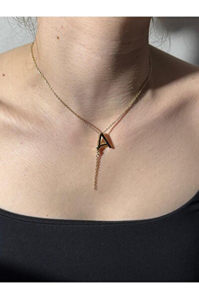 Sirena Accessories Zirkon Taş Detaylı Sallanan Zincirli Gold Kaplama Paslanma...