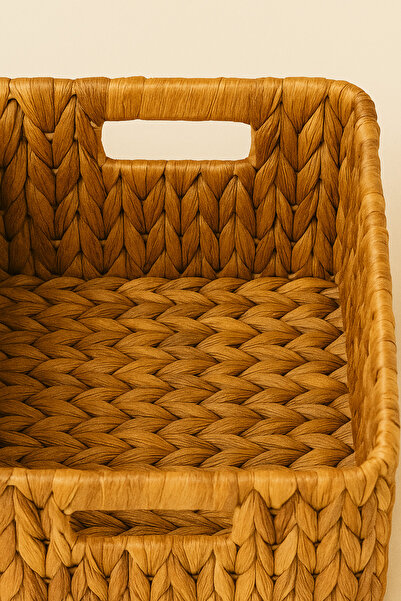 Mirilliahome Set of 5 Natural Wicker Organizer Baskets |   Multi-Purpose Organizer Boxes