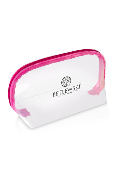 Other BKP-02 RED Transparent HOLO Cosmetic Bag