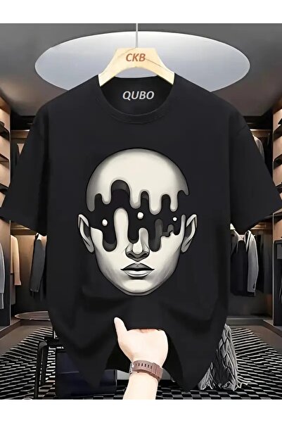 qubo sportswear & company Κοντομάνικο βαμβακερό μπλουζάκι oversize με στρογγυ...