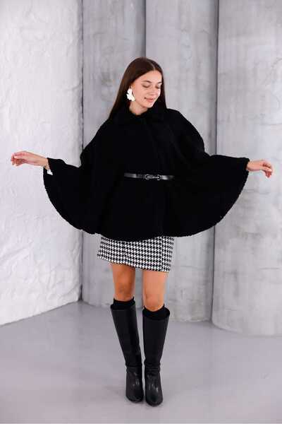 PENGORA Λούτρινο παντελόνι με ζώνη λευκό γυναικείο