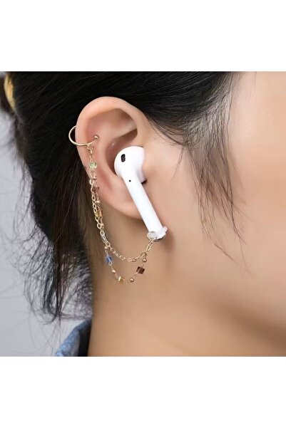 Cash Trade Kulaklık Tutucu-Renkli. Deliksiz Sıkıştırma Kıkırdak Küpe Fake Küpe