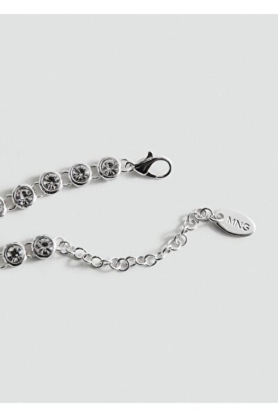 MANGO Woman Kristal taşlı kolye