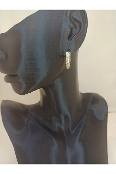 XUPING JEWELRY ZİRKON TAŞLI MİNİMAL KÜPE