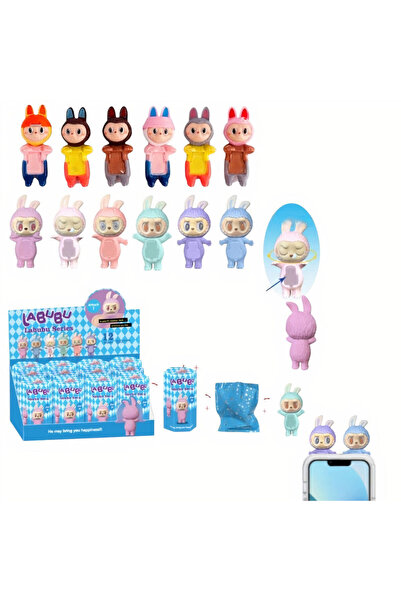 LABUBU Phone Accessory 12/set Minifigures 8cm Series Blind Box, Different Models