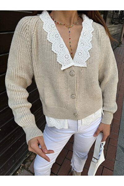 ikomteks Ζακέτα με λαιμόκοψη σε σχήμα V