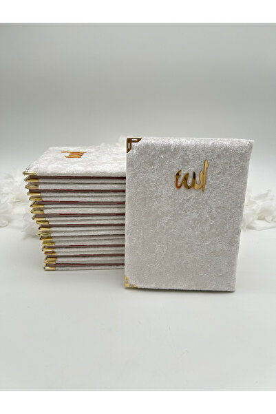 lenagiftworkshop 10 Adet Kadife Kaplı Yasin Kitabı (MEVLİD UMRE HAC SÜNNET DO...