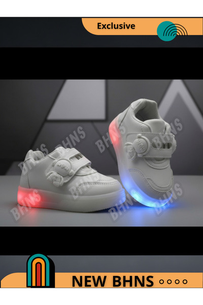 BHNS Kids LED Light Up Shoes Light Up Shoes for Girls Boys Light Up Shoes for Girls Boys Light Up Shoes with Light Bulb