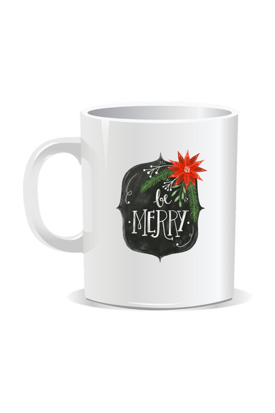 Mug Mania Personalized Christmas mug, Be Merry
