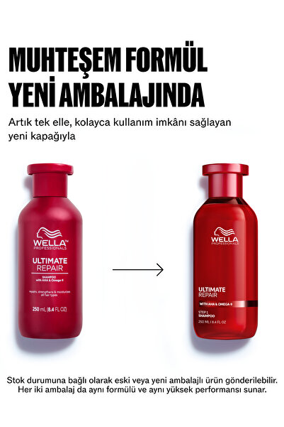 Wella Professionals Ultimate Repair Yıpranmış Saçlar İçin Saçı Ağırlaştırmayan Şampuan 250 ML
