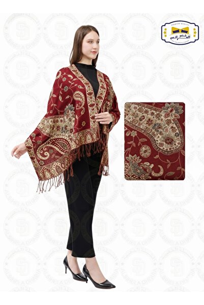 Moon Women's Kashmiri shawl with an elegant touch for a warm winter and complete elegance