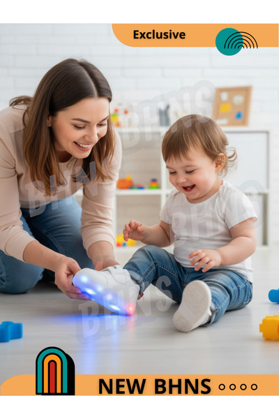 BHNS Kids LED Light Up Shoes Light Up Shoes for Girls Boys Light Up Shoes for Girls Boys Light Up Shoes with Light Bulb