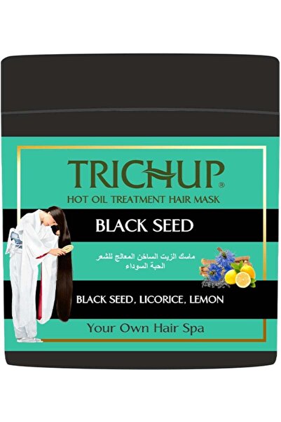 Trichup قناع علاج الشعر بالزيت الساخن وحبة البركة السوداء 500 مل