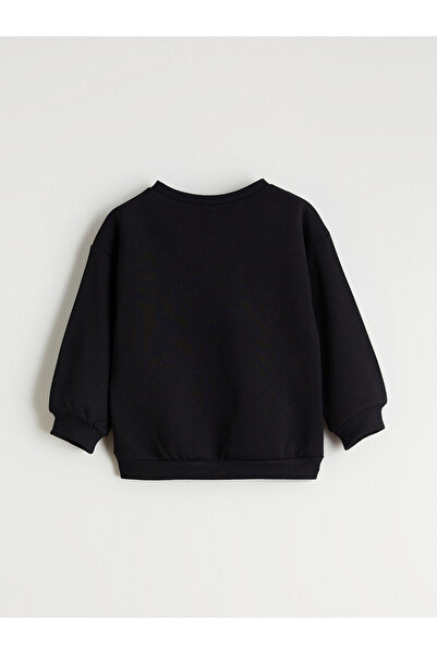 LC Waikiki Timeless Store: Timeless Recommendations |   Crew Neck Long Sleeve Atatürk Printed Baby Girl Sweatshirt