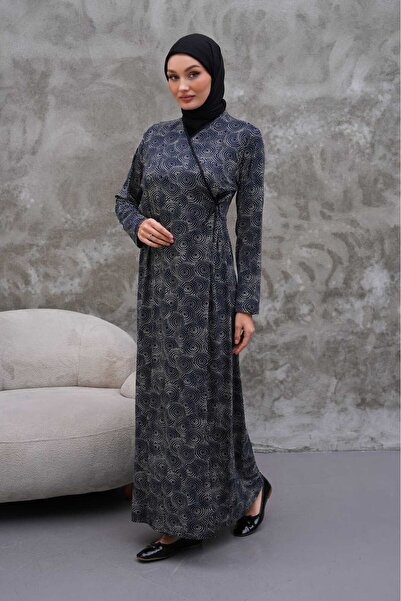 SALAT HEDİYELİK Yandan bağlamalı namaz elbisesi özel kumaş.