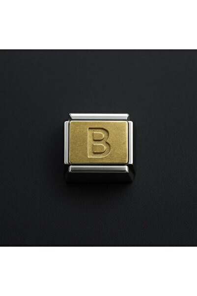 Sirena Accessories Harfli Paslanmaz Çelik İtalyan Charm