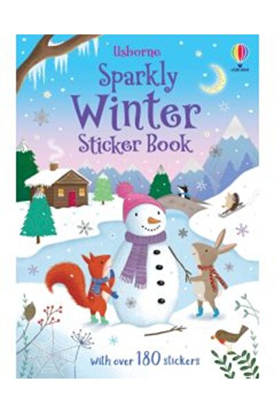 Usborne Publishing Βιβλίο με αυτοκόλλητα για τον λαμπερό χειμώνα