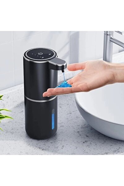 KETYA Dozator Automat de Sapun Lichid KETYA, 4 Niveluri de Dozare, Display LED, Senzor de Miscare, Negru