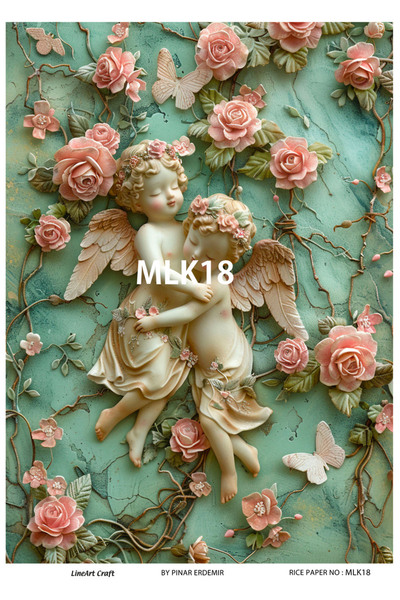 LİNEART Pirinç Dekopaj Kağıdı LA-MLK18