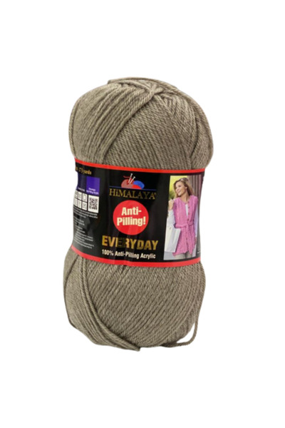 Himalaya خيط حياكة أكريليك مضاد للتكور 100% للاستخدام اليومي 100 جرام / 250 م...