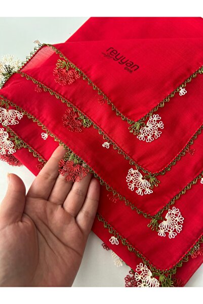 REYYAN Handcrafted Needle Embroidered Writing/Needlework/Needlework Bait/Handcrafted Cheesecloth/Head Cover