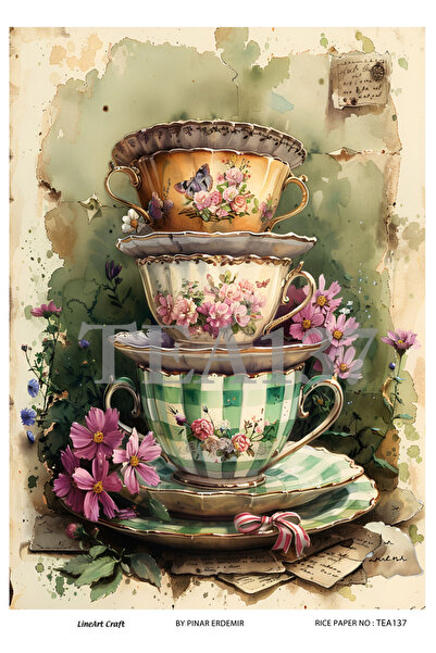 LİNEART Pirinç Dekopaj Kağıdı LA-TEA137