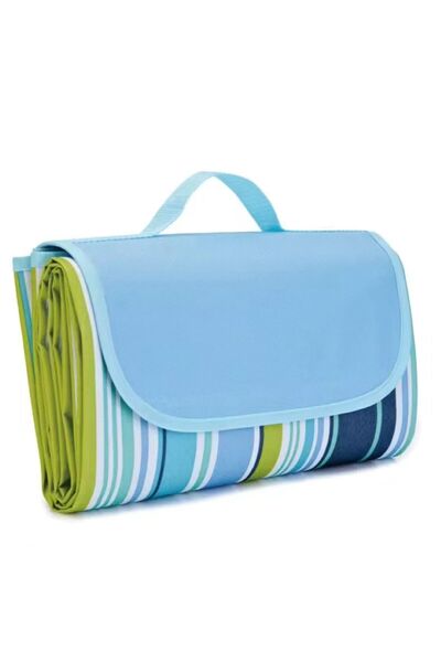 Genaric بطانية شاطئ محمولة مقاومة للماء والرمل للتخييم في الهواء الطلق قابلة للطي وخفيفة الوزن