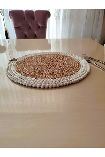 Madame Coco Alsace Naturel White Platter - 34 cm - 1 Piece