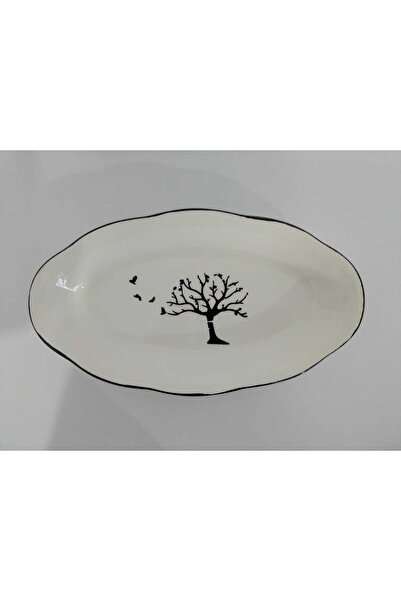 Zümrüdüanka Seramik Ceramic Boat Plate