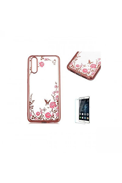 Cyclop Husă din silicon placată cu strasuri pentru Huawei P20 Pro - aurie