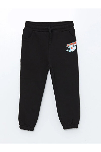 LC Waikiki Lcw Eco Black Thick Baby Boy Jogger Sweatpants with Elastic Waist