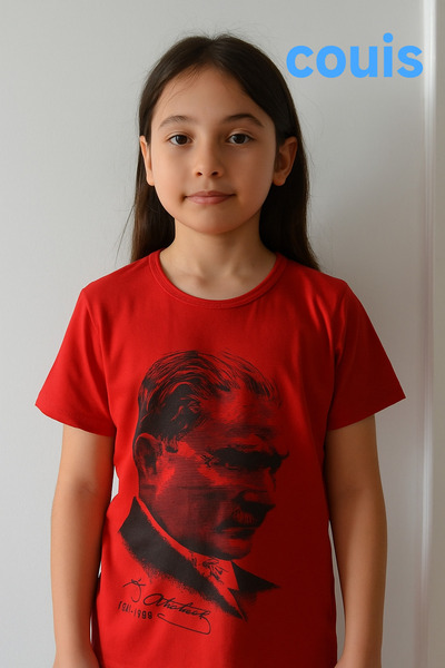 couis Children's Ataturk Picture T-Shirt