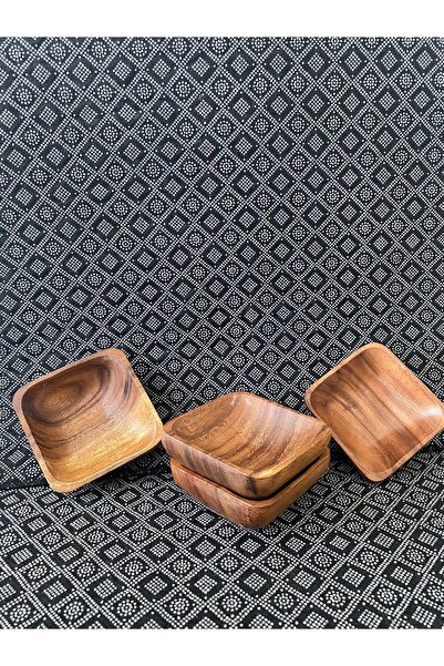 YAZICI Akasya Ağacından Çerezlik Takımı Büyük Boy 4'lü