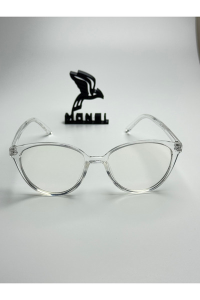 MONAL Taly Blue Light Protection Glasses Unisex Cateye Optical Compatible Can Change Glasses