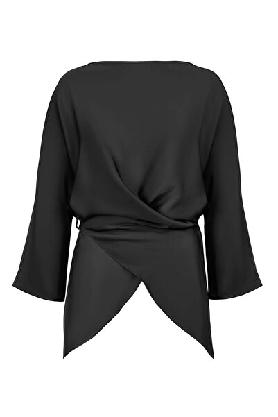 UTOPIAN Yarasa Kol Asimetrik Bluz