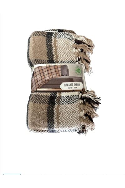 Zd Trading Blanket 1.30 m x 1.60 m Beige/Black