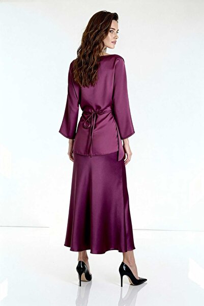 UTOPIAN Yarasa Kol Asimetrik Bluz