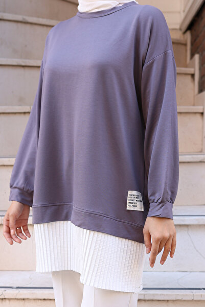 ECESSAMODAM Pleated Skirt Modal Tunic