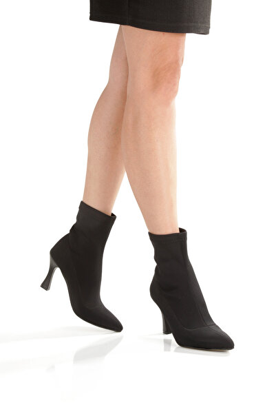 Rabensa حذاء نسائي مطاطي ملون بمقدمة مدببة (9 سم)