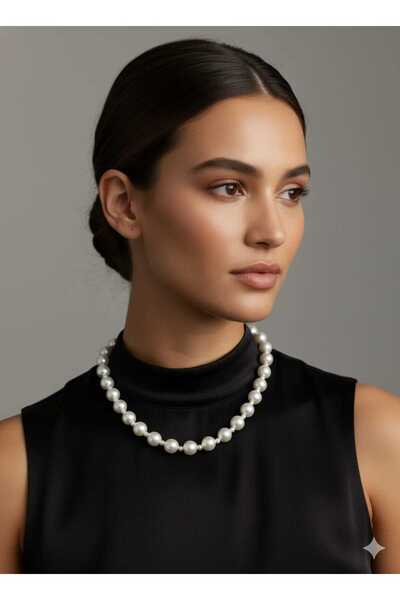 bahia butik aksesuar قلادة نسائية من حبات اللؤلؤ – مجوهرات أنيقة وراقية وكلاس...