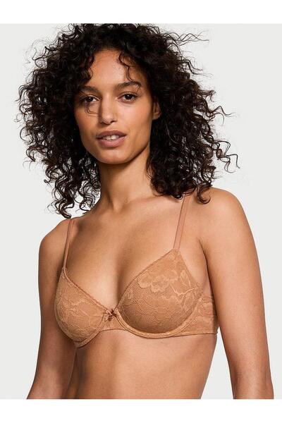 Victoria's Secret Invisible Lift Lace Demi Bra Without Padding